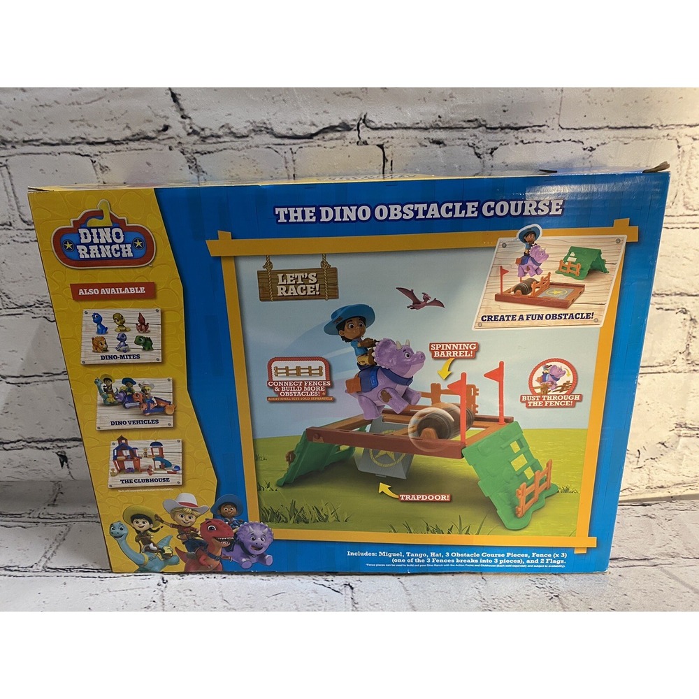 Dino Ranch Lets Race The Dino Obstacle Course 13 Piece - New in box - Picture 5 of 7